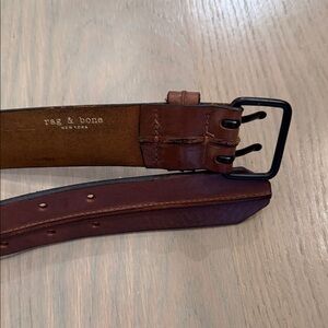 Rag & Bone Ace Leather Belt 34”